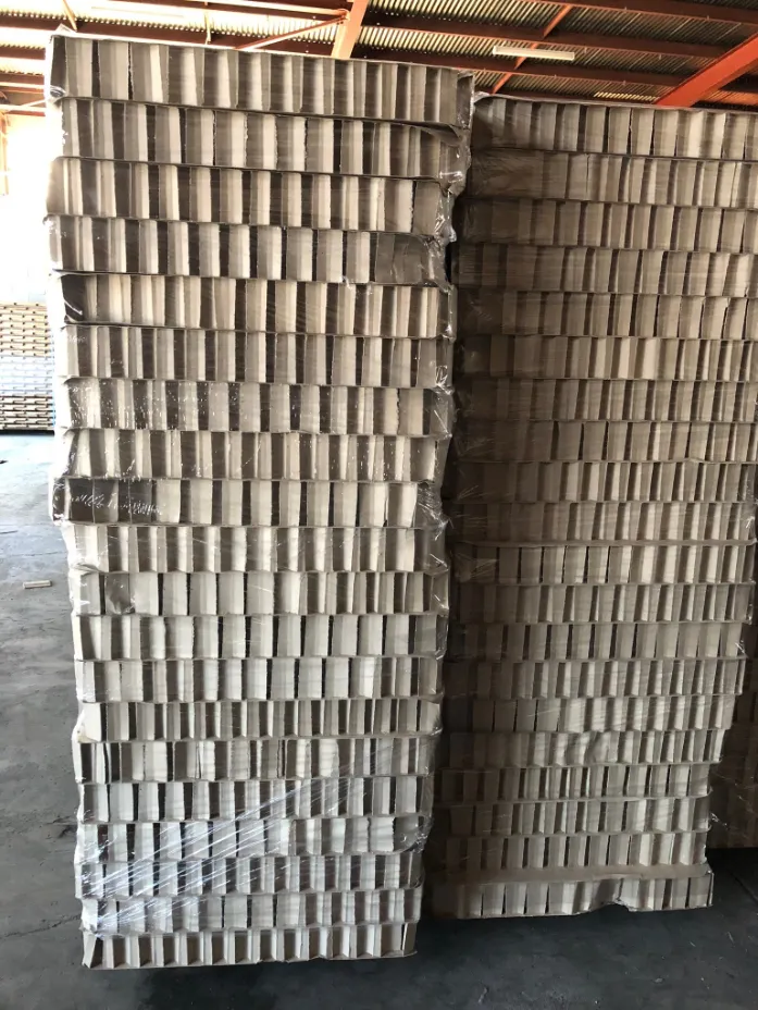 Bulk honeycomb void formers designed to fill space and protect contents in custom transport packaging systems.
