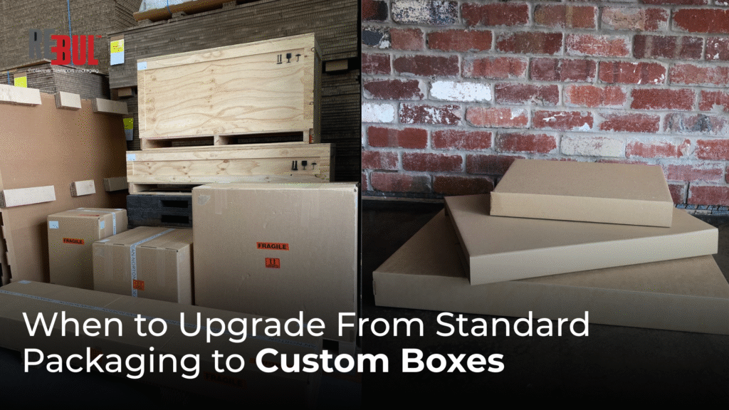 When to Upgrade From Standard Packaging to Custom Boxes